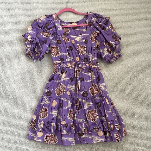 Ulla Johnson sz 2 Naomi Dress Zinnia Purple sz 2 - Picture 6 of 8